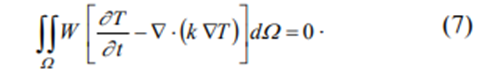 معادله 7 در مسیر بررسی توزیع حرارتی تاندیش