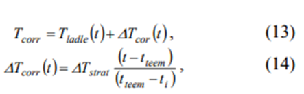 معادله13-14 در مسیر بررسی توزیع حرارتی تاندیش